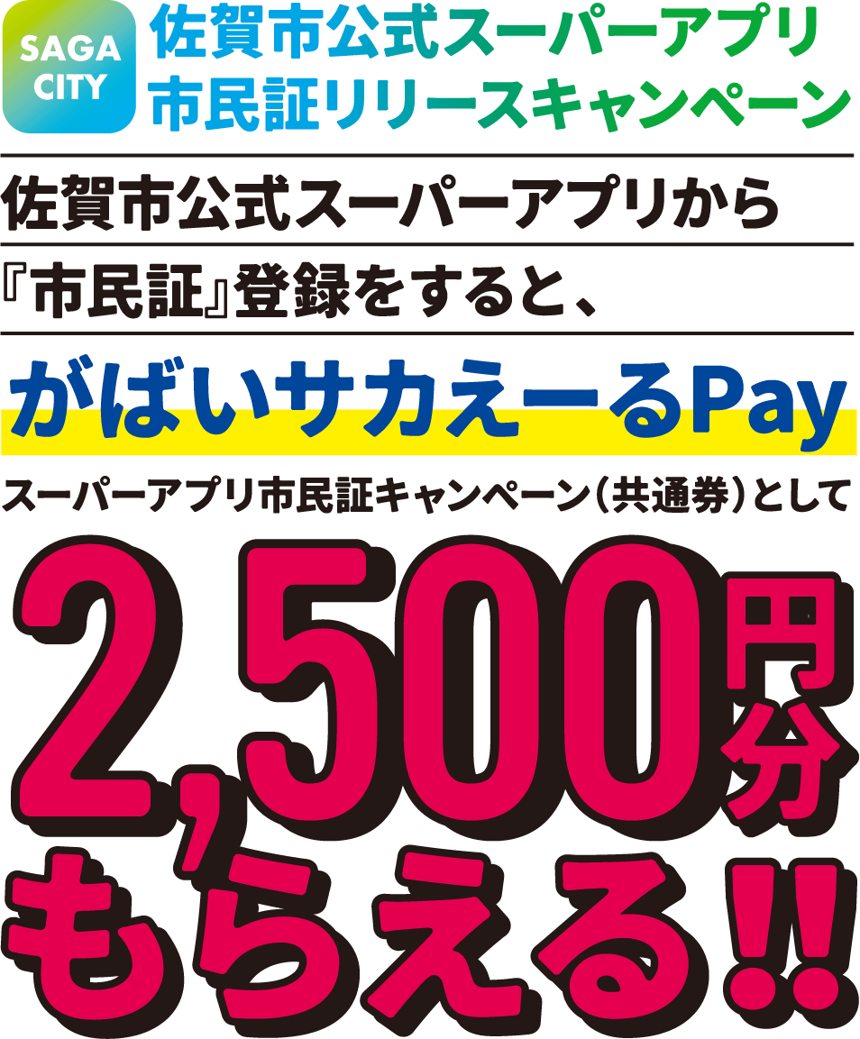 がばいサカえーる地域振興券第２弾